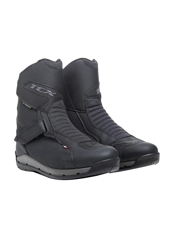 Tcx 7139g Nero Airwire GTex Surround Motorcycle Riding Boots, Size 45, Black